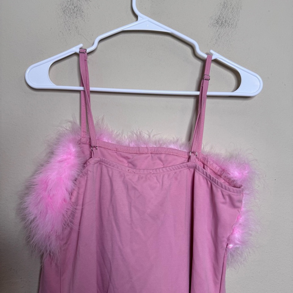 Dolls Kill Baby flirty N’ Thriving Marabou Dress - Picture 11 of 12